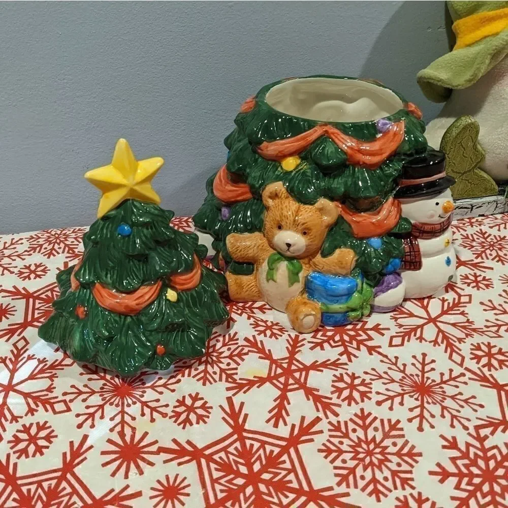 Potter & Smith Christmas Tree cookie jar